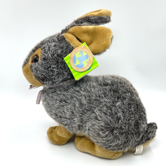 EarthRite Bunny Rabbit Plush Toy Realistic Easter - Picture 7 of 16